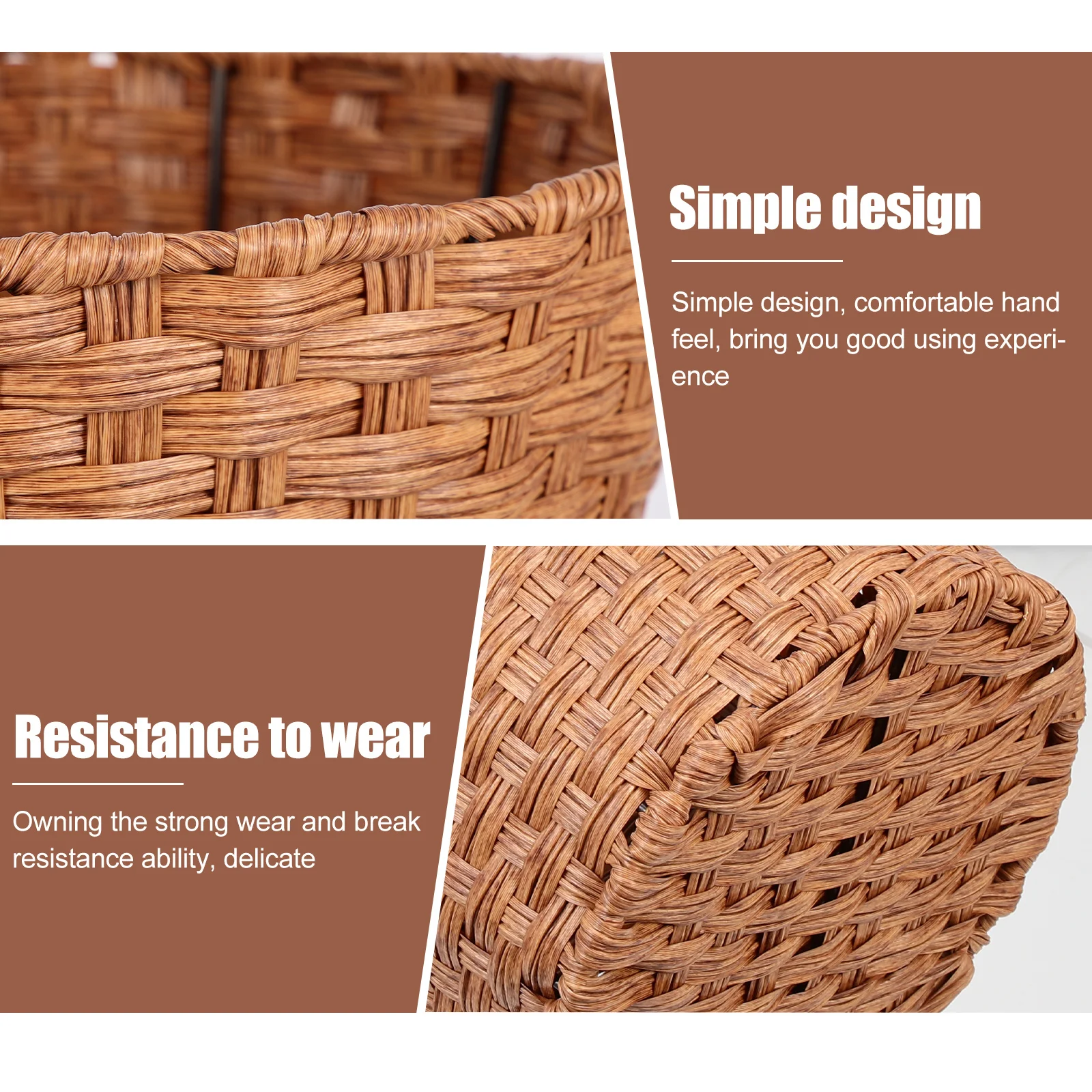 

Woven Storage Basket Large Capacity Multipurpose Organizing Basket For Home Laundry Bedroom Desktop Sundries Makeup