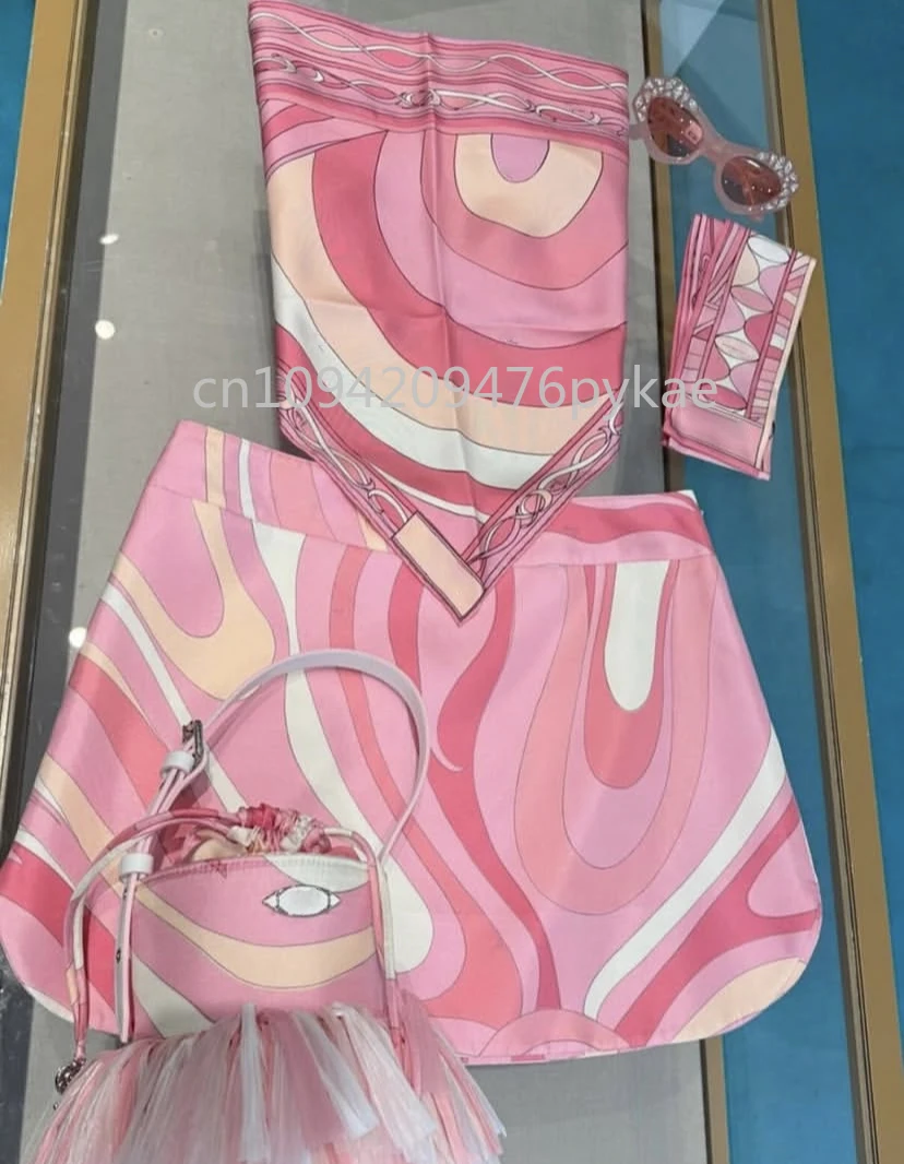 مجموعات السراويل النسائية الفاخرة مصمم العلامة التجارية سيدة إلكتروني التوقيع شعار وشاح الشاطئ المايوه