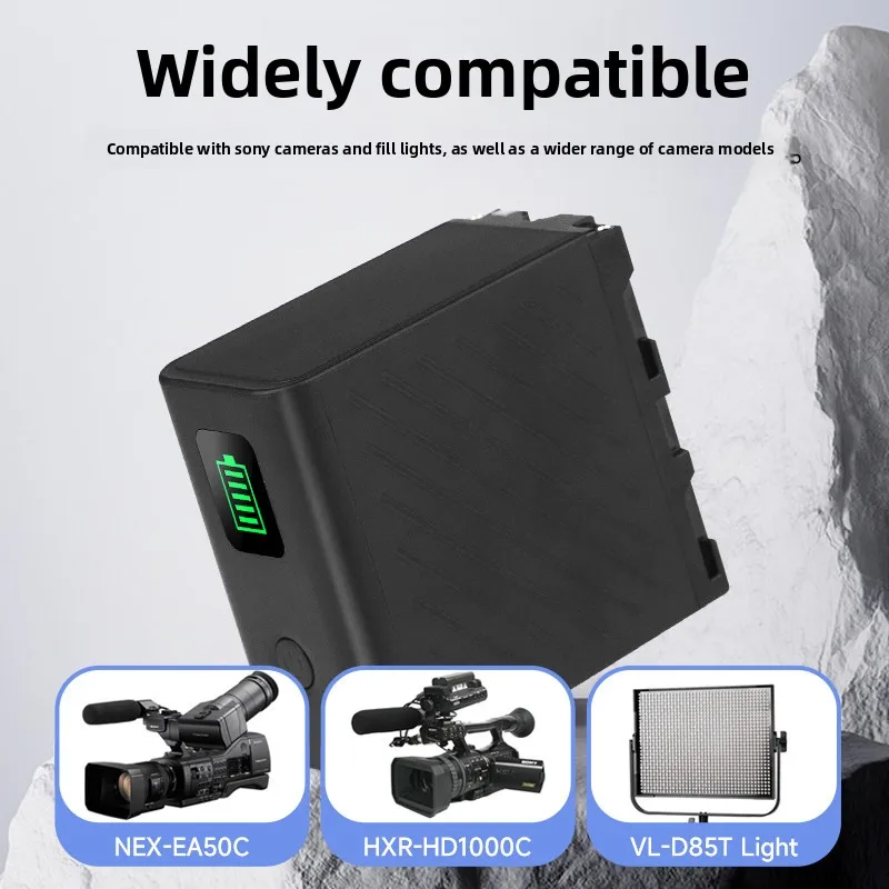 Hot Sale Upgrade NP-F970 7800mAh 7.4V Digital Battery for Sony MC2500 NX100 Z5C HXR-NX3 1500C Camera Fill‑in Light Battery