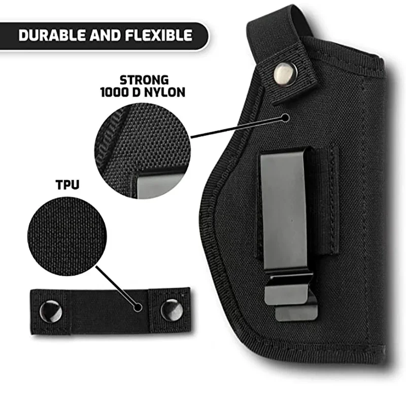 Holsters universels de odorAirsoft pour hommes et femmes, accessoires de transport dissimulés, droit, magasins, Suffb, OWB, 9mm