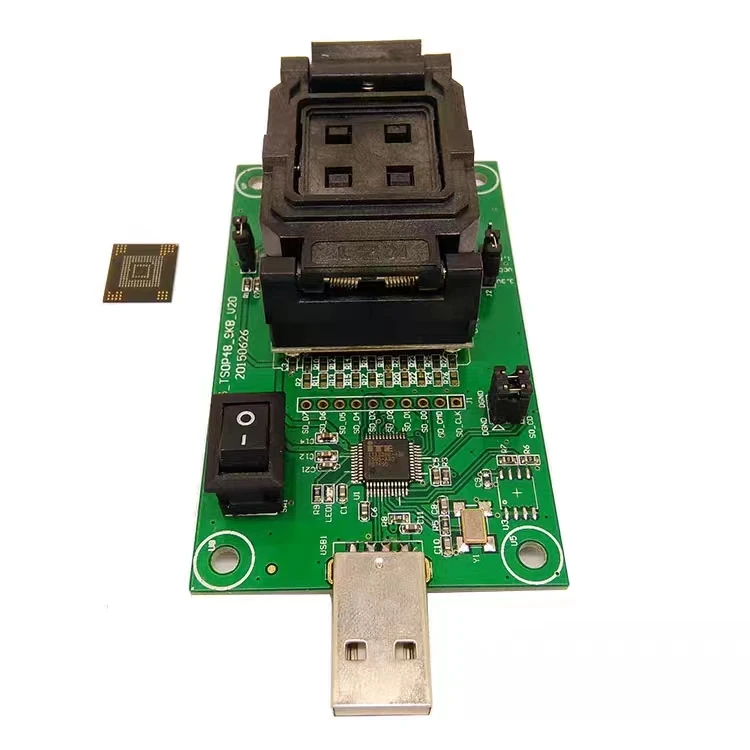 Тестовая розетка EMMC BGA153/BGA169, USB-считыватель, размер IC 11,5x13 мм, NAND-флеш-тестер для программатора