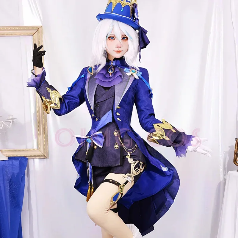 Furina Focalors Cosplay Genshin Costume Impact Carnevale Uniforme Anime Costumi di Halloween Party Masquerade Gioco per donne