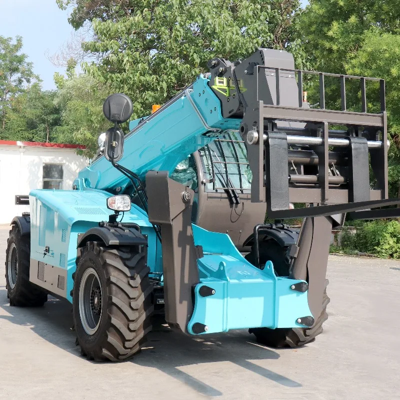 Customized China 7m Height 3500kg Telescopic Boom Handler 3.5ton Diesel Forklift Telehandler Price