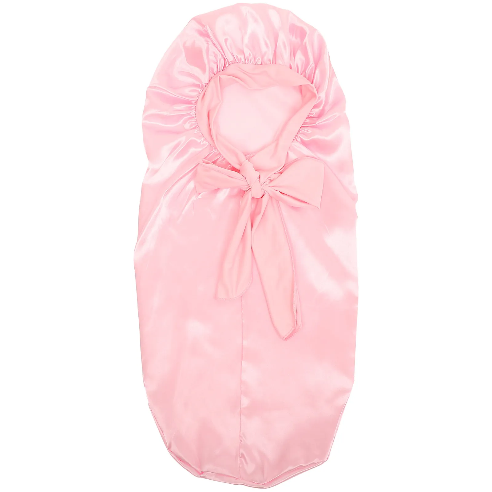 

Нежная атласная шапочка для сна для девочек и женщин, удлиненная, эластичная, нескользящая, для укладки волос, прохладная и теплая, на все сезоны