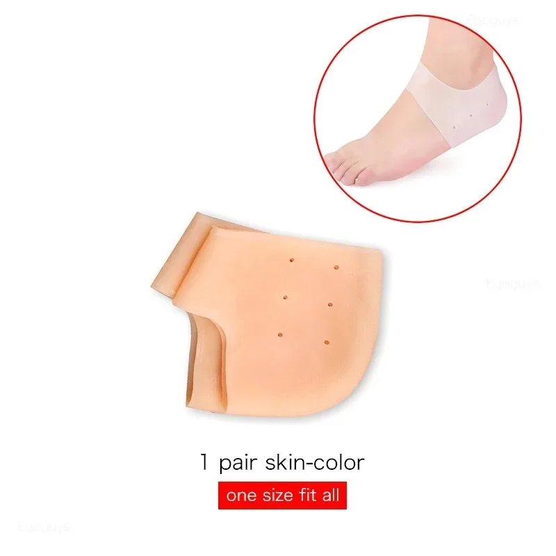 1Pair Silicone Feet Care Socks Moisturizing Gel Heel Protector Women Anti-Crack Heel Repair Insoles Shoe Accessories