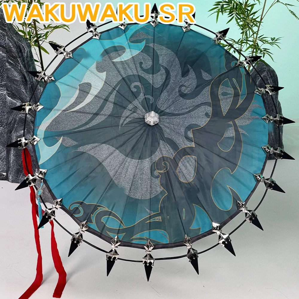 متوفر في المخزون أزياء شياو دوجين التأثيرية جينشين إمباكت واكوواكو-SR أزياء شياو التأثيرية جينشين إمباكت دي جيانغ مظلة كوسبلاي #5
