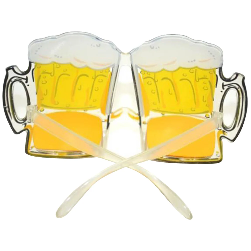1 Uds. Gafas de fiesta, diseño creativo de taza de cerveza, gafas divertidas para fiesta de disfraces, puesta en escena, accesorios de copa de desbordamiento ligeros