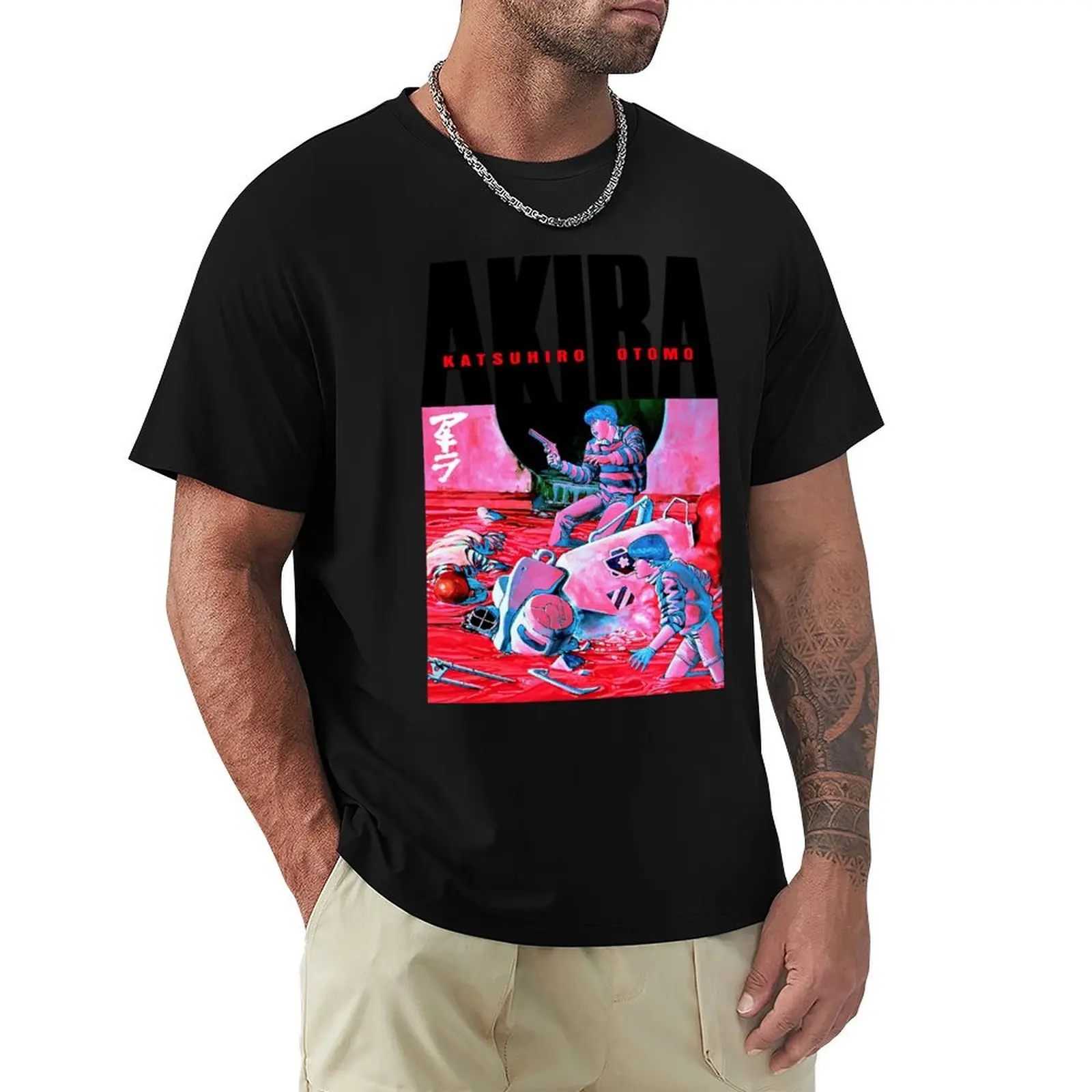 

Akira Anime Japan Vintage T-Shirt Odor Resistant Short Sleeve Top