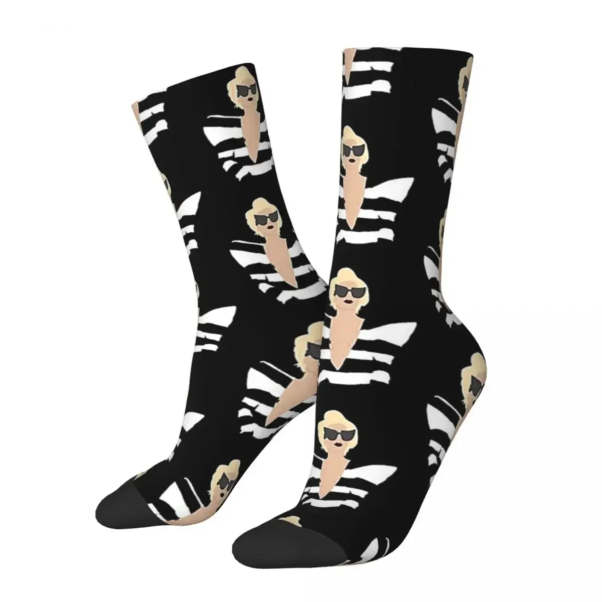 Lady Gaga Telephone Socks Harajuku Super Soft Stockings All Season Long Socks Accessories for Man's Woman's Birthday Present