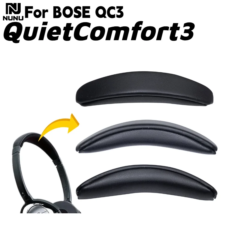 

Replacement Easy to install Snap on Headbeam cushion For BOSE QC3/QuietComfort3 Headset repair parts