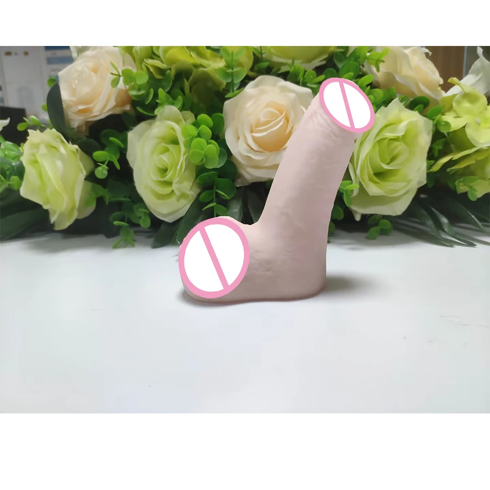 GOFLYING STP Packer  Wholesale Ultra Soft Realistic Short Small Dildo Dress Male Genitalia Transgender Ftm Prosthetics Penis