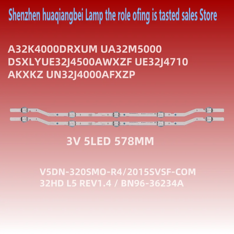 LCD TV backlight strip  FOR UA32K4000DRXUM UA32M5000DSXLYUE32J4500AWXZF UE32J4710AKXKZ UN32J4000AFXZP aluminum 100% new