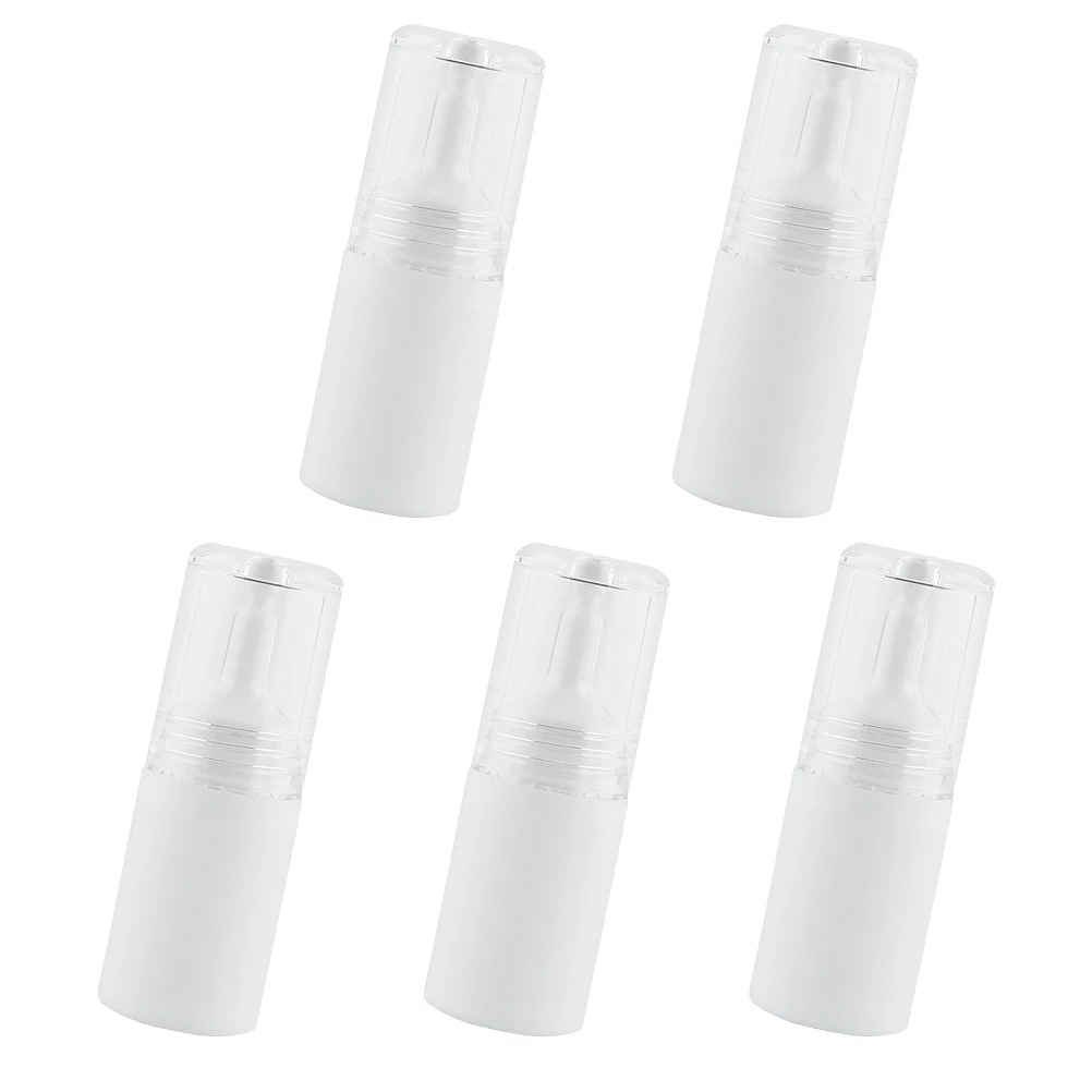 

5pcs Dropper Plastic Essential Oil Bottles Leak Proof White Empty Liquid Bottles for Perfume DIY Essence Storage Travel Skin