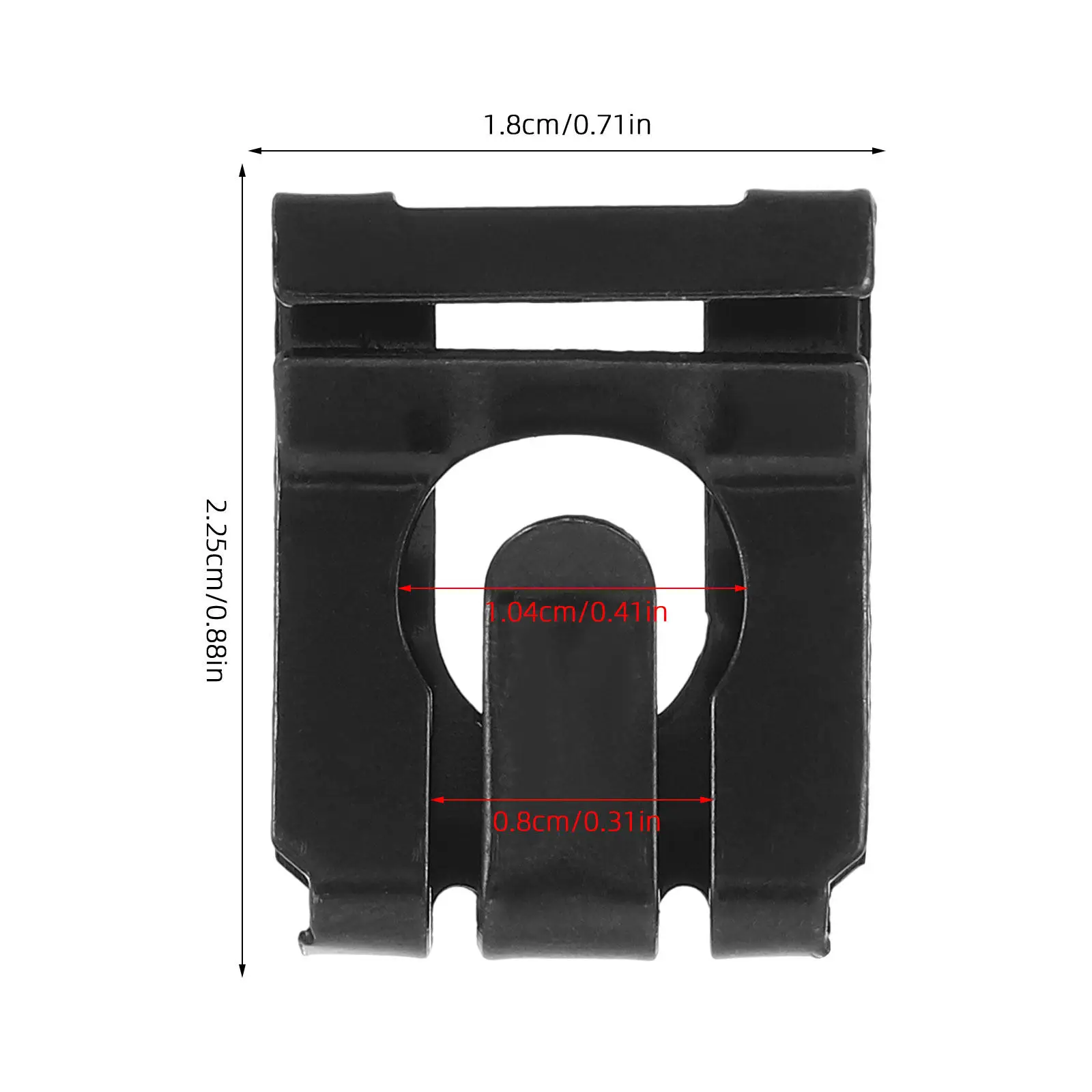 30 Pcs Office Chair Anti-loosening Retaining Ring Gas Cylinder Clip Stability Fixing Clamp Retainer Black Shaft for