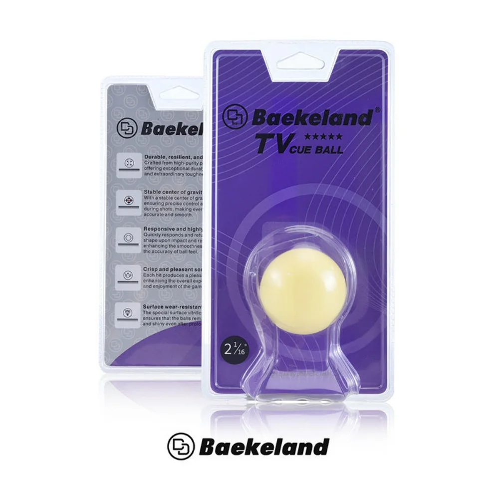 

Baekeland TV Cue Ball 2-1/16 Inch Professional Snooker Cue Ball Replacement