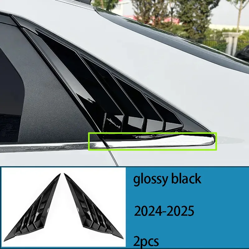 2-Piece Exterior Rear Window Shutter Cover  for Hyundai Elantra 2021- 2024  2025