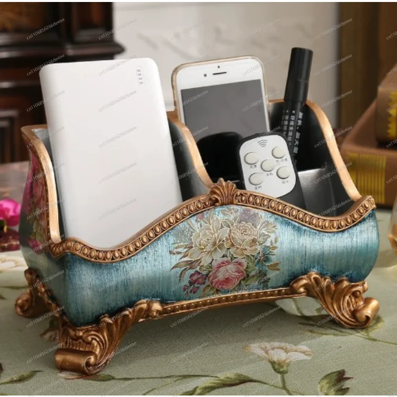 Picture 6: Storage box ornament retro remote control box study desktop living room coffee table storage box home accessories