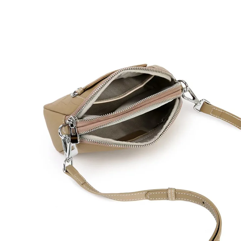 2025 Latest Women's Genuine Leather Mini Crossbody Phone Purse: Practical, All - Match Design