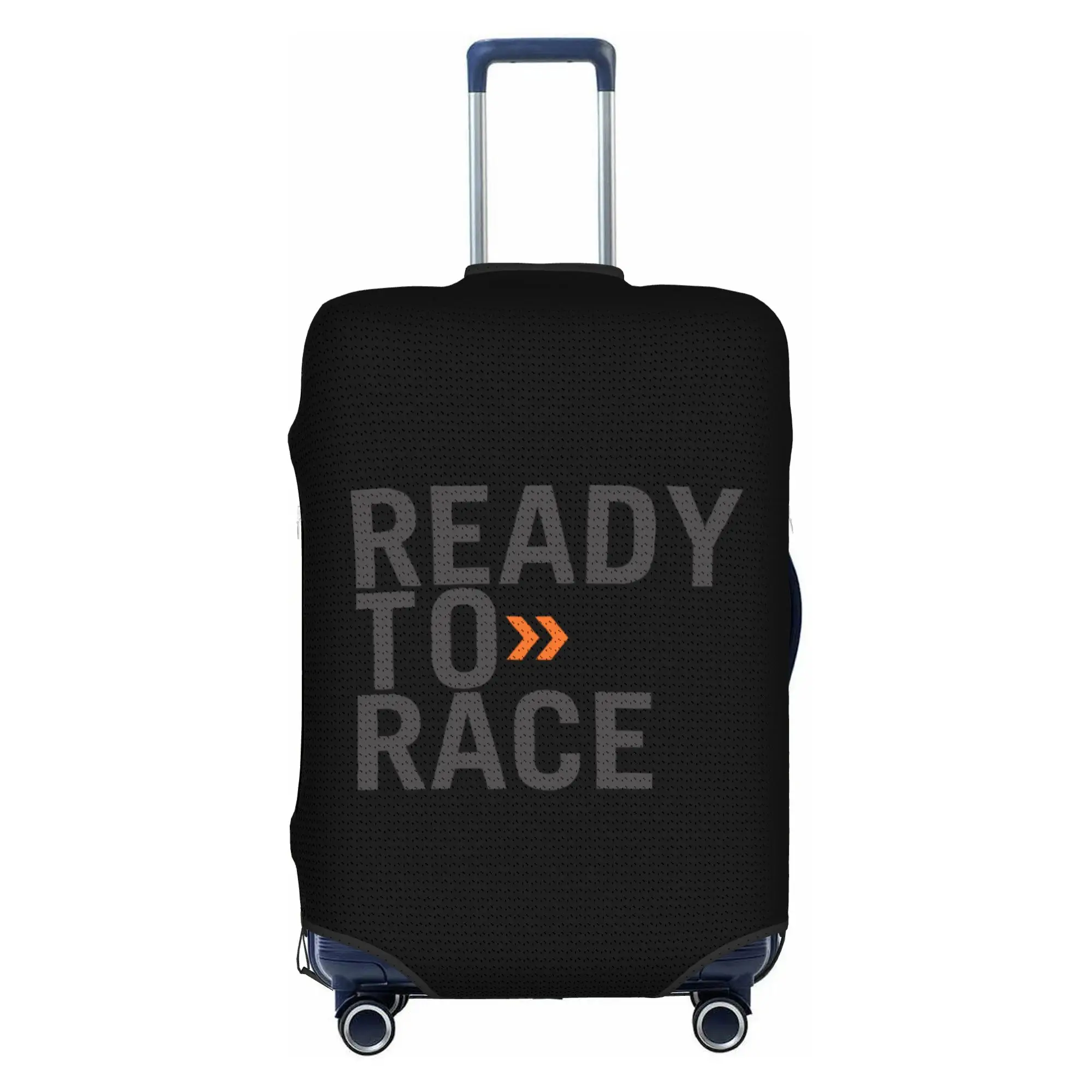 Custom Ready To Race Travel Luggage Cover Dust Proof Motorcycle Rider Racing Sport Suitcase Cover Protector Fit 18-32 Inch