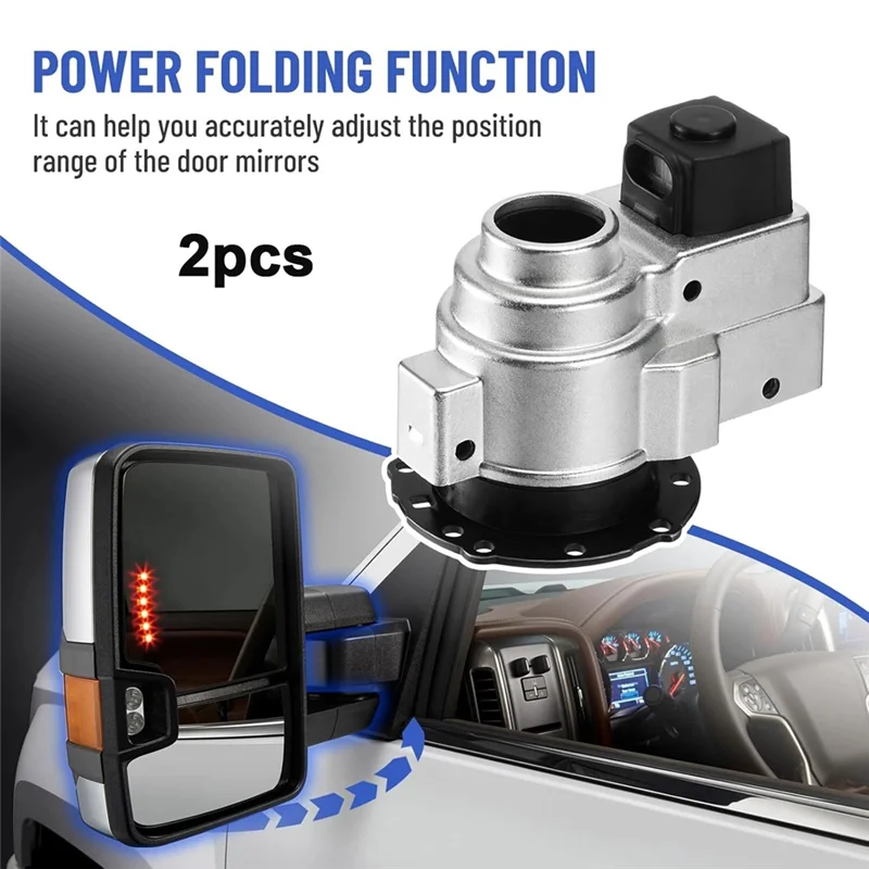 

POWER FOLD MIRROR Motors–1 PAIR For CADILLAC GMC 2007-2013 Model Cars GM0817558 20756891