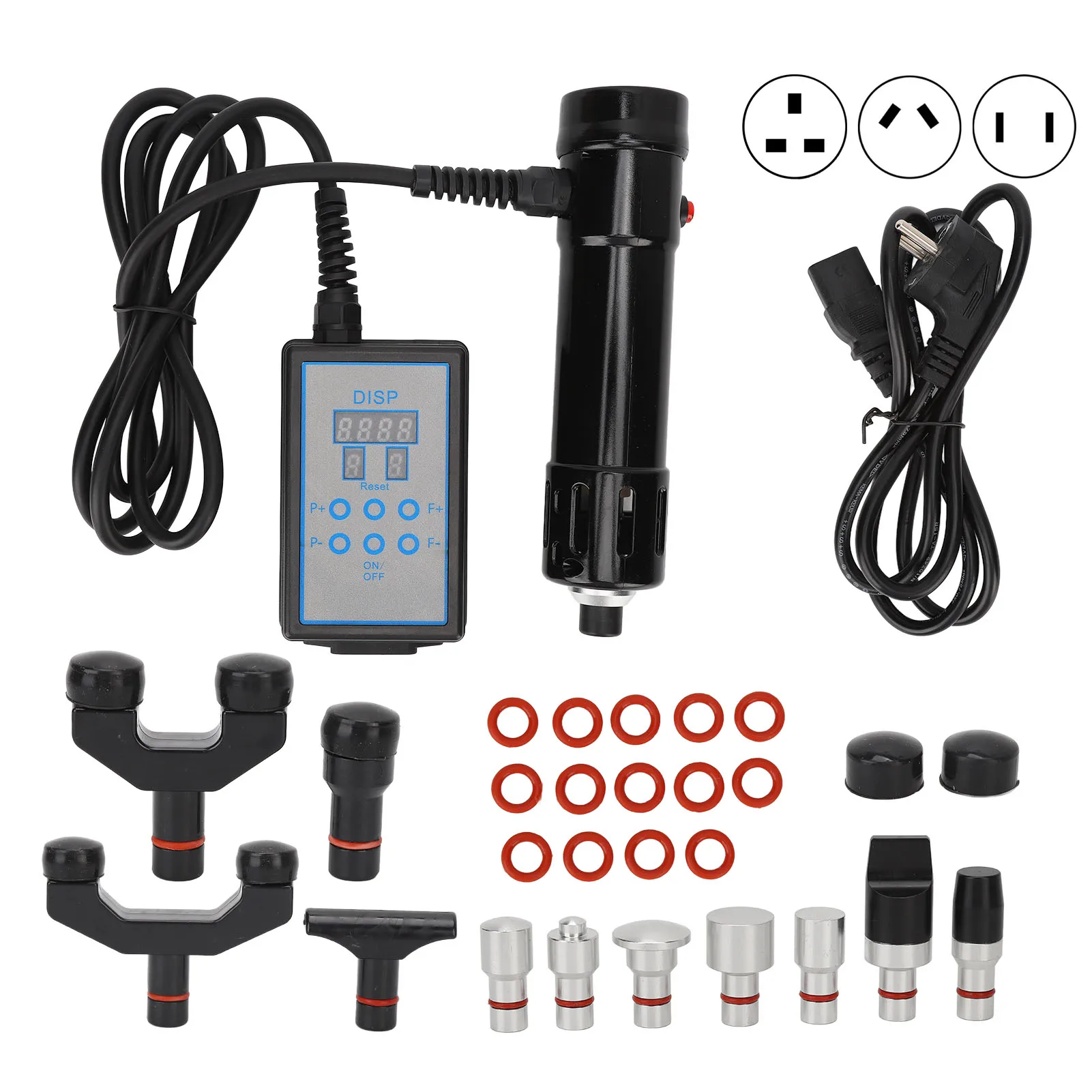 

Shockwave Therapy Machine 9 Gear Shockwave Physiotherapy Device Reduce Soreness ED Extracorporeal Shockwave Machine Black