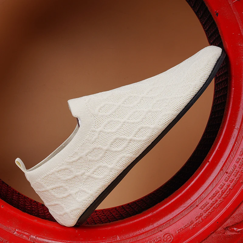 YRZL رجل المتسكعون الصيف تنفس شبكة الانزلاق على أحذية الرجال خفيفة الوزن أحذية مشي غير رسمية المضادة للانزلاق أحذية مكتب مريحة #5