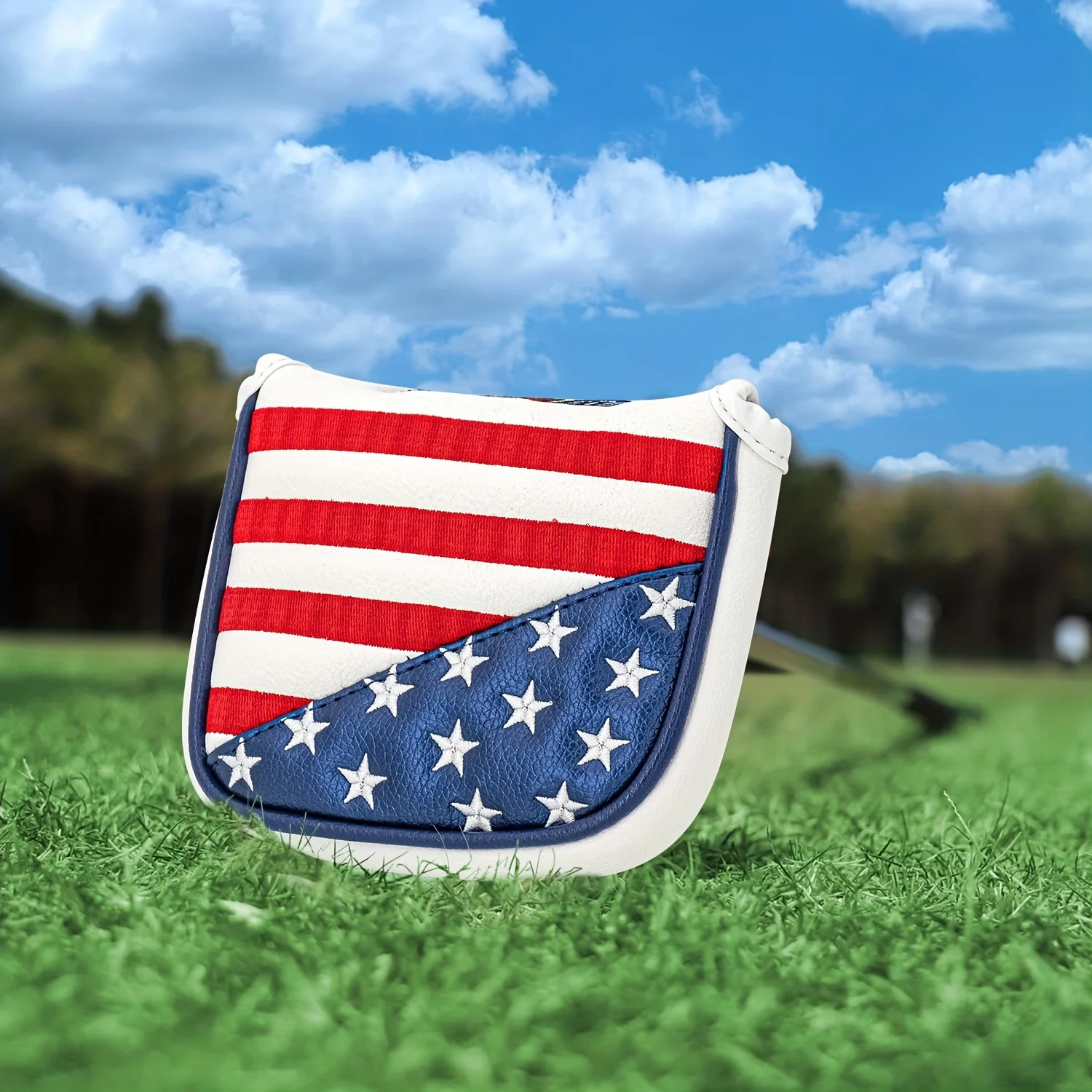Club Head Cover, Golf Putter Club Cover, Golf Mallet Putter Cover - PU with Advanced Embroidery for Most Brands view 5