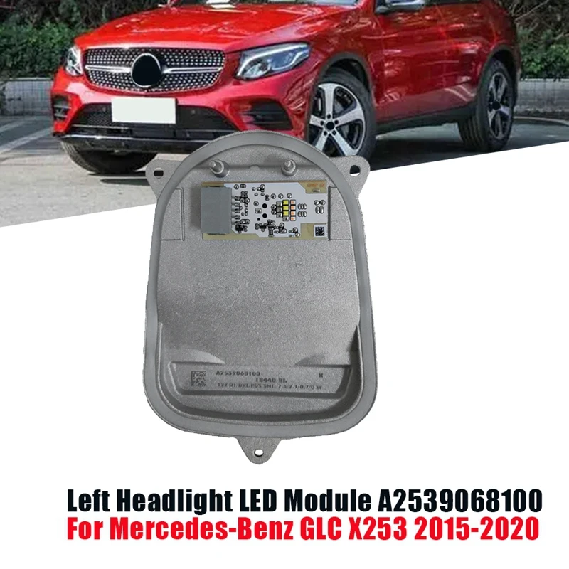 

Детали для головного света, модуль управления A2539068100 A2539068200 для Mercedes-Benz GLC X253 2016-2020, дневные ходовые огни, 1 пара