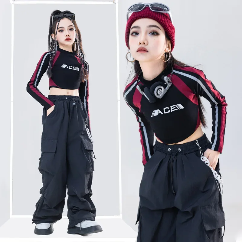 

Girls' Jazz Dance Performance Costumes, New Hip-hop Performance Costumes, Children's Jazz Street Dance Runway Costumes