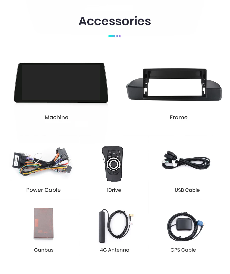 Junsun kabelloses CarPlay- und Android-Auto-Autoradio für BMW 3er-Reihe E90 E91 E92 E93, Baujahr 2005–2012, mit 4G-WLAN, Bluetooth, Hauptgerät, Multimedia-Stereoanlage und Touchscreen. – Detail 20