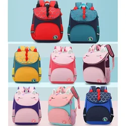 Kindergarten Schoolbag for Boys and Girls Cute Cartoon Backpack Dinosaur Embroidery Children's Bag