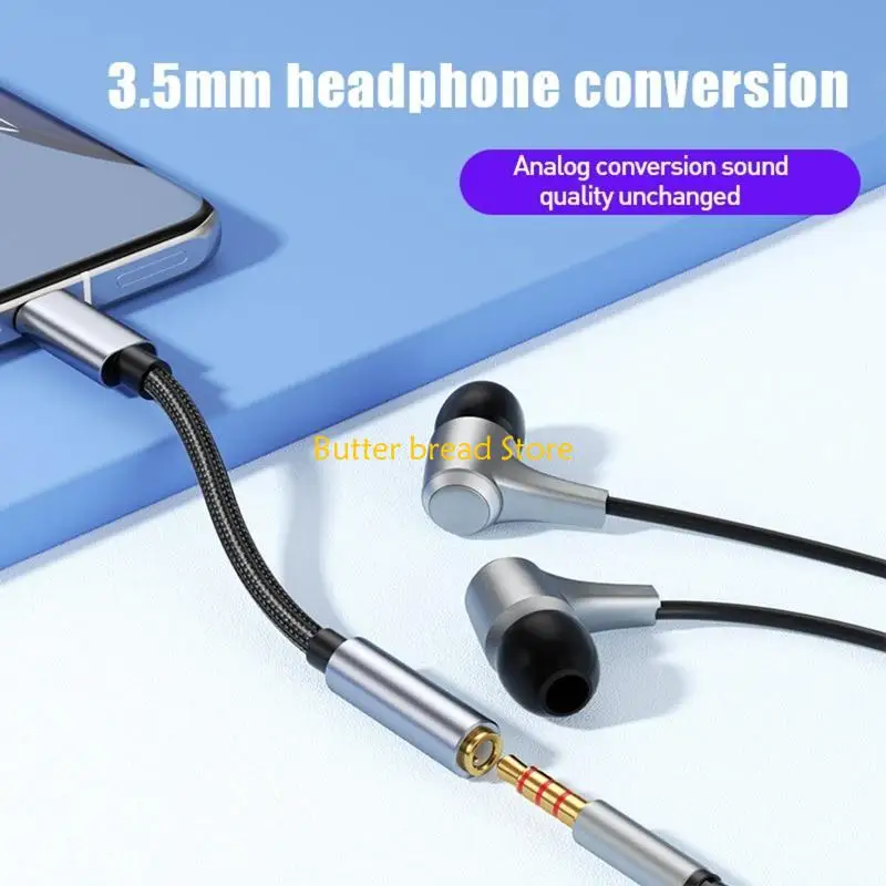 

W89C Multifunctional USB C to 3.5MM Headphone Adapter High Quality Sound