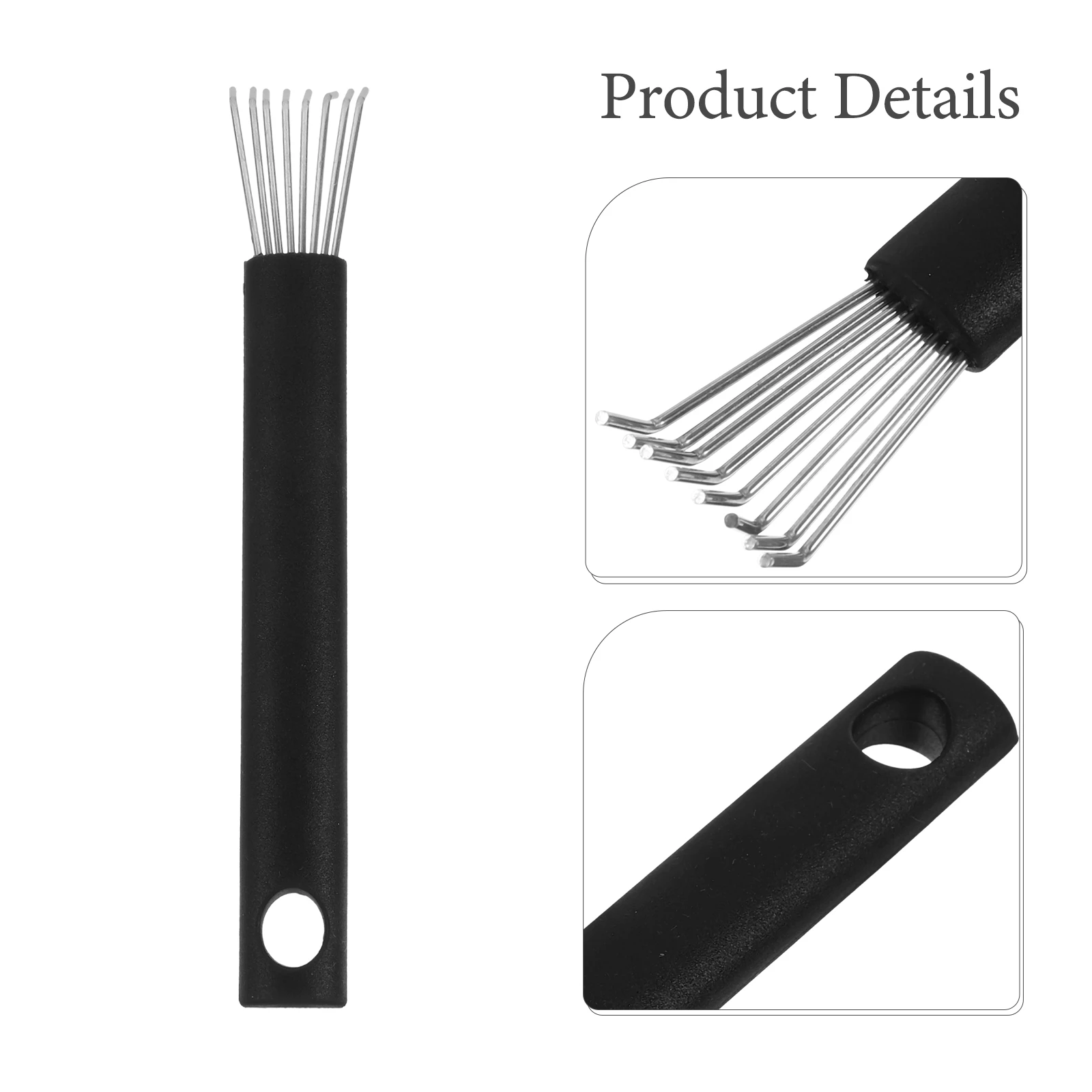 

Stainless Steel Watermelon Seed Remover Mini Hand Rake Kitchen Gadget Metal Core Pitter Wear-Resistant Melon Huller