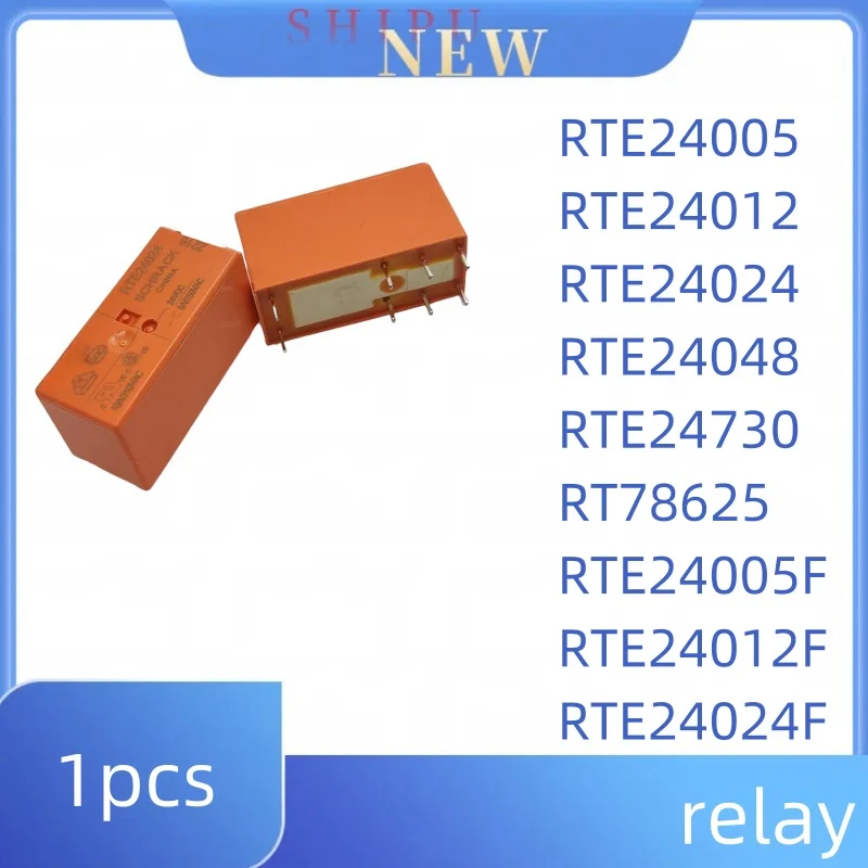 1pcs RTE24005 RTE24012 RTE24024 RTE24048 RTE24730 RT78625 RTE24005F RTE24012F RTE24024F relay