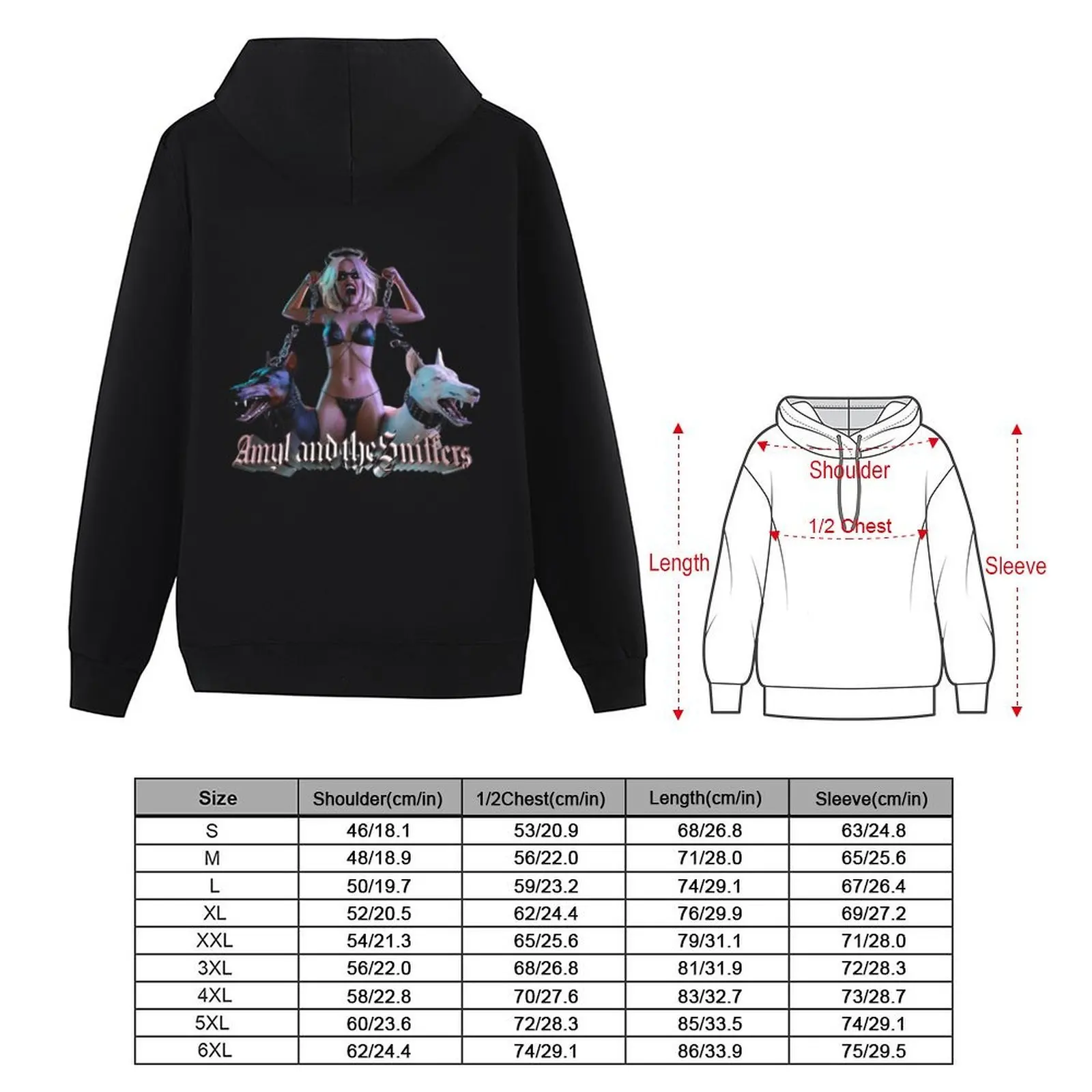 Amyl and the Sniffers Hoodie men's coat blouse korean clothes men's autumn clothes new in hoodies & sweat-shirt