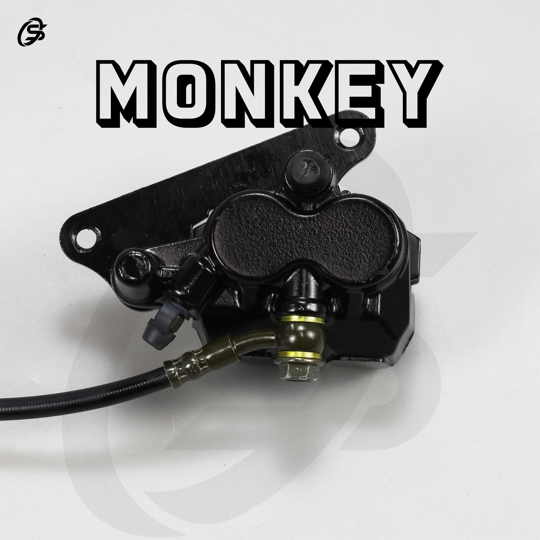 Disc Brake Kit Z50 Rear Brake Set Z50 Monkey Black Brake System Dual-Piston Brake Caliper Z50 Parts