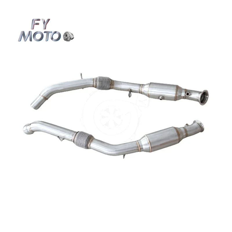 Exhaust Downpipe for Mercedes Benz ML GL GLE GLS 320/400/450/43 AMG