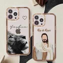 New Faith Christian Religious Jesus Phone Case For iPhone 11 12 13 14 15 16 Mini Pro Max XR X XS TPU Case For 8 7 Plus SE 2020
