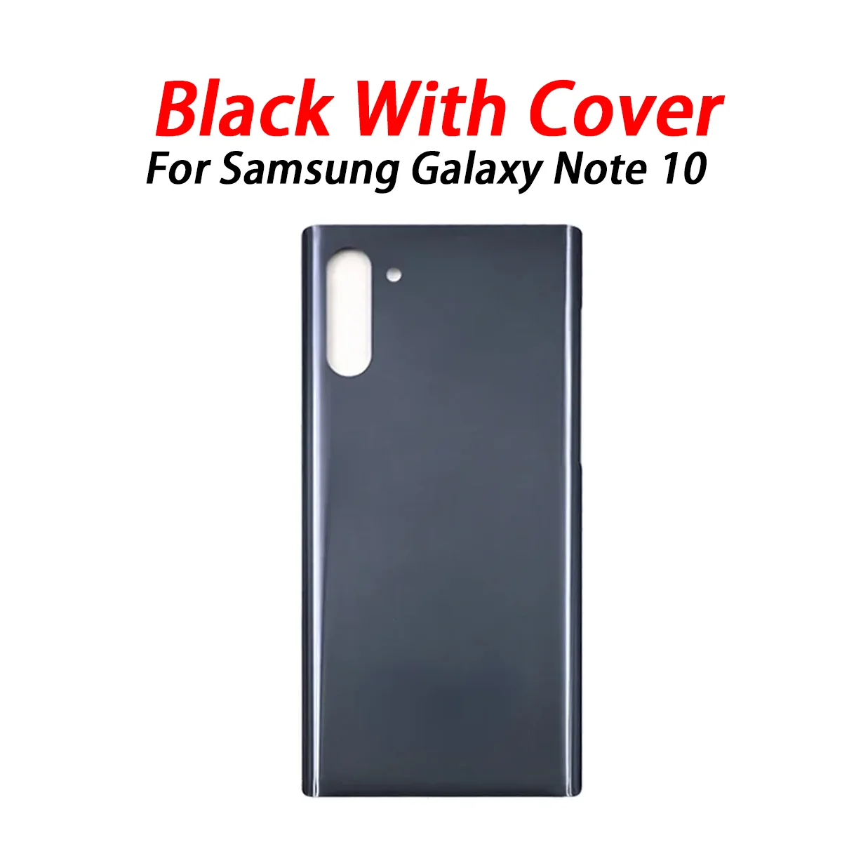 New For Samsung Galaxy Note 10 Battery Back Cover Glass Panel, Rear Door Housing Case Camera Lens Replace