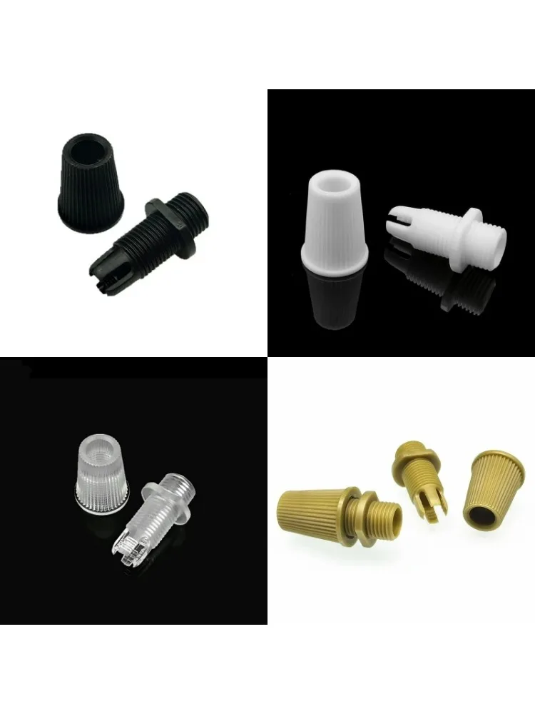 10pcs Plastic Cable Strain Reliefs Electric Wire Cable Clamps Male M10 Thread Cord Grips