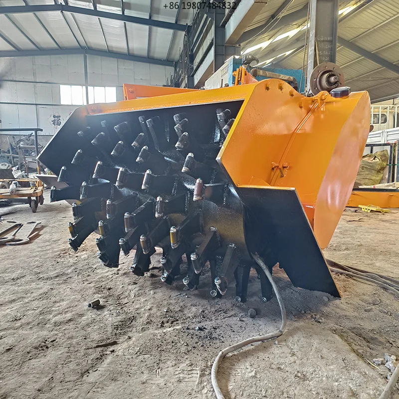 Professional Tree Root Crusher, High Efficiency Stump Crusher Wood Shredder, Forestry Root Removal Machine