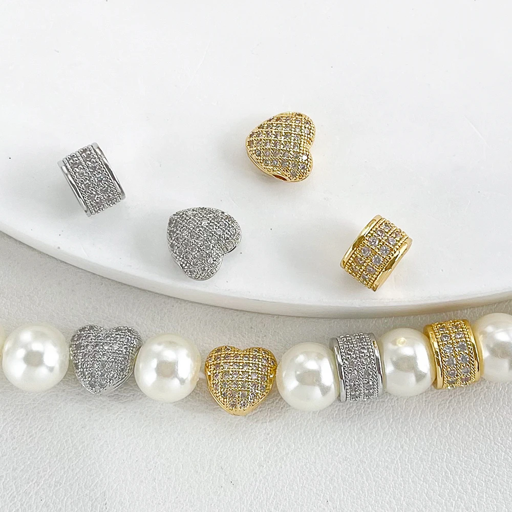 

Cordial Design 40Pcs DIY Loose Beads/Hand Made/Jewelry Findings & Components/CZ Rhinestone Spacers/Necklace Accessories #196214