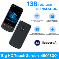 T7 Pro Translator Voice 138 Online Languages 2024 with Big HD Screen 2.4G photo translat 17 Offline Languages AI translator