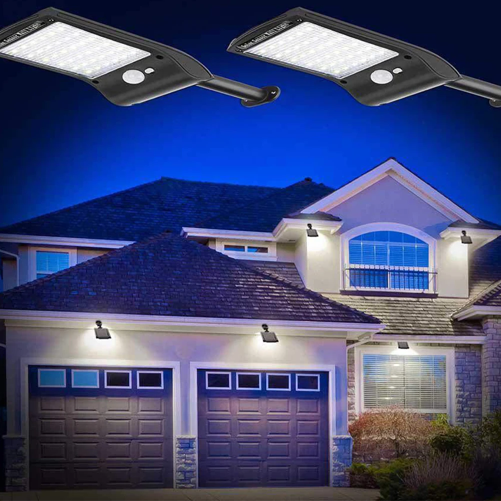 

36 LEDs Light Sensor Wall Light Outdoor Waterproof Black Garden Path Lighting Solution for Home Decor