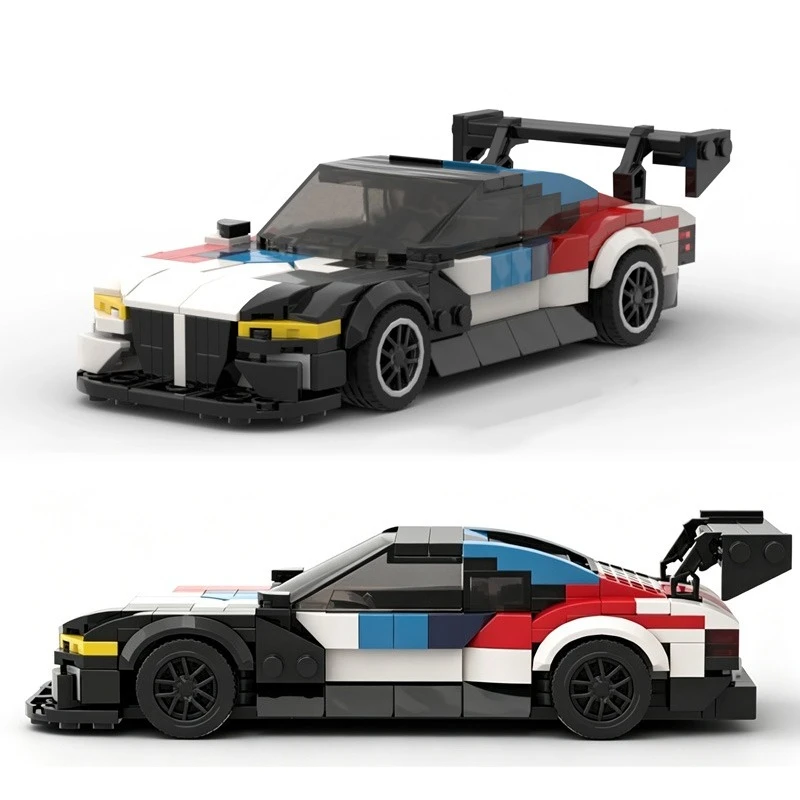 

6 Types Technical M2-G87 M4-G82 M4-GT3 Super Car Building Blocks MOC Racing Vehicle Construction Bricks Toy Gift for Boy