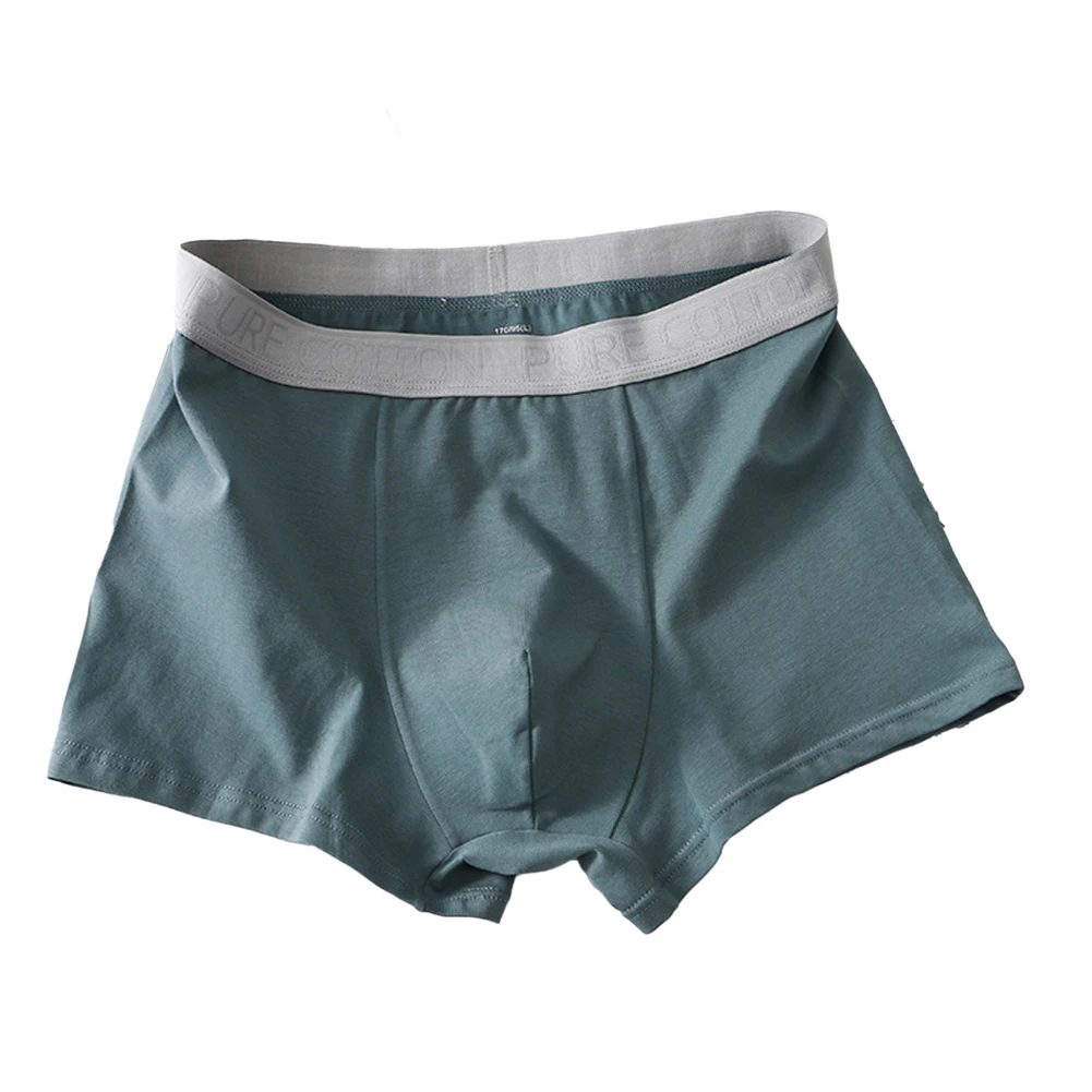 メンズソフトコットンボクサーショーツ,下着,無地,肌にやさしい