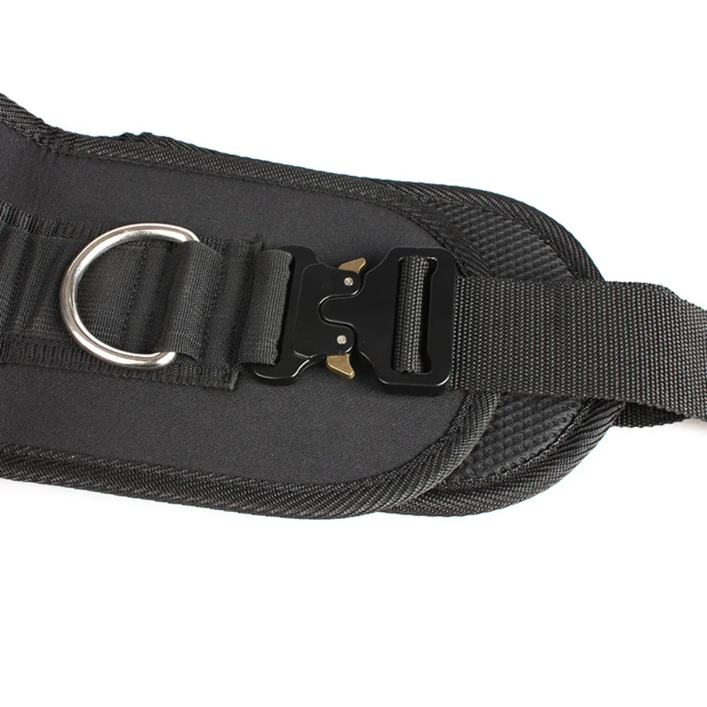 Nylon Load Bearing Belt New Metal Buckle High Load Pull Up Waistband Adjustable Chain Belt Gym