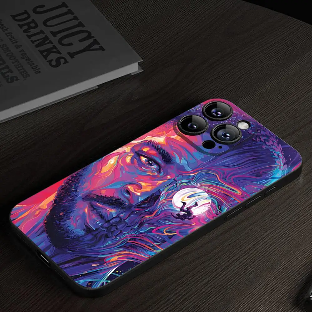 K-Kid C-Cudi Man On The Moon Phone Case For IPhone 15 16 13 Pro Max 14 12 11 Xr X 8 7 6 Plus Luxury Back Cover