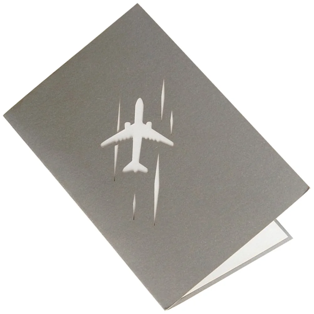 

3 D Three-dimensional 3d Greeting Card Newborn Kids Birthday Cards Mom Aircraft