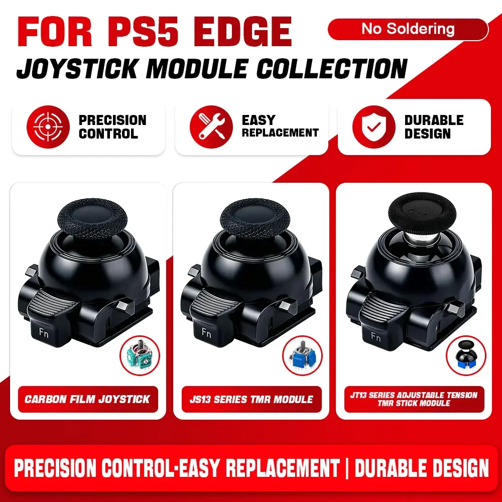 High Quality 1PCS 2PCS Left Right TMR Stick Module Anti-Drift Replacement TMR Joystick Module For PS5 Edge Controller Accessori